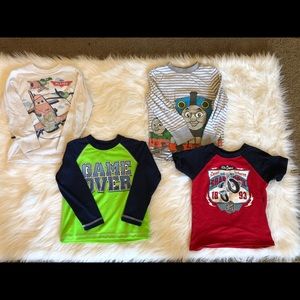 4T Boys Lot Of 4 Shirts